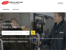 Tablet Screenshot of jobs-in-rail.co.uk